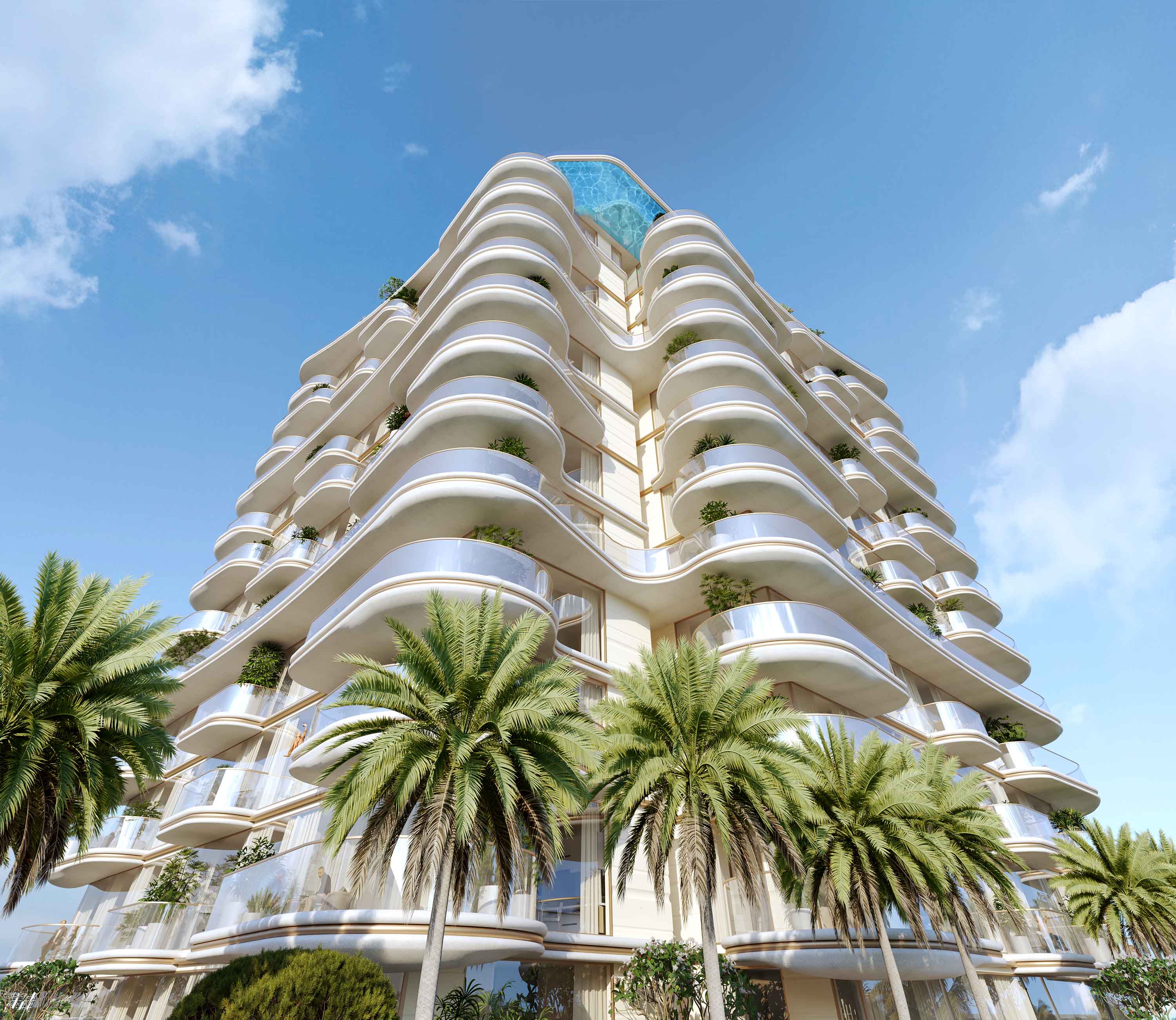 Beach Walk Grand 2 — главный фасад проекта