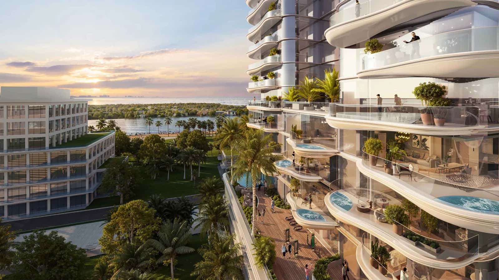 Beach Walk Residence — главный фасад проекта