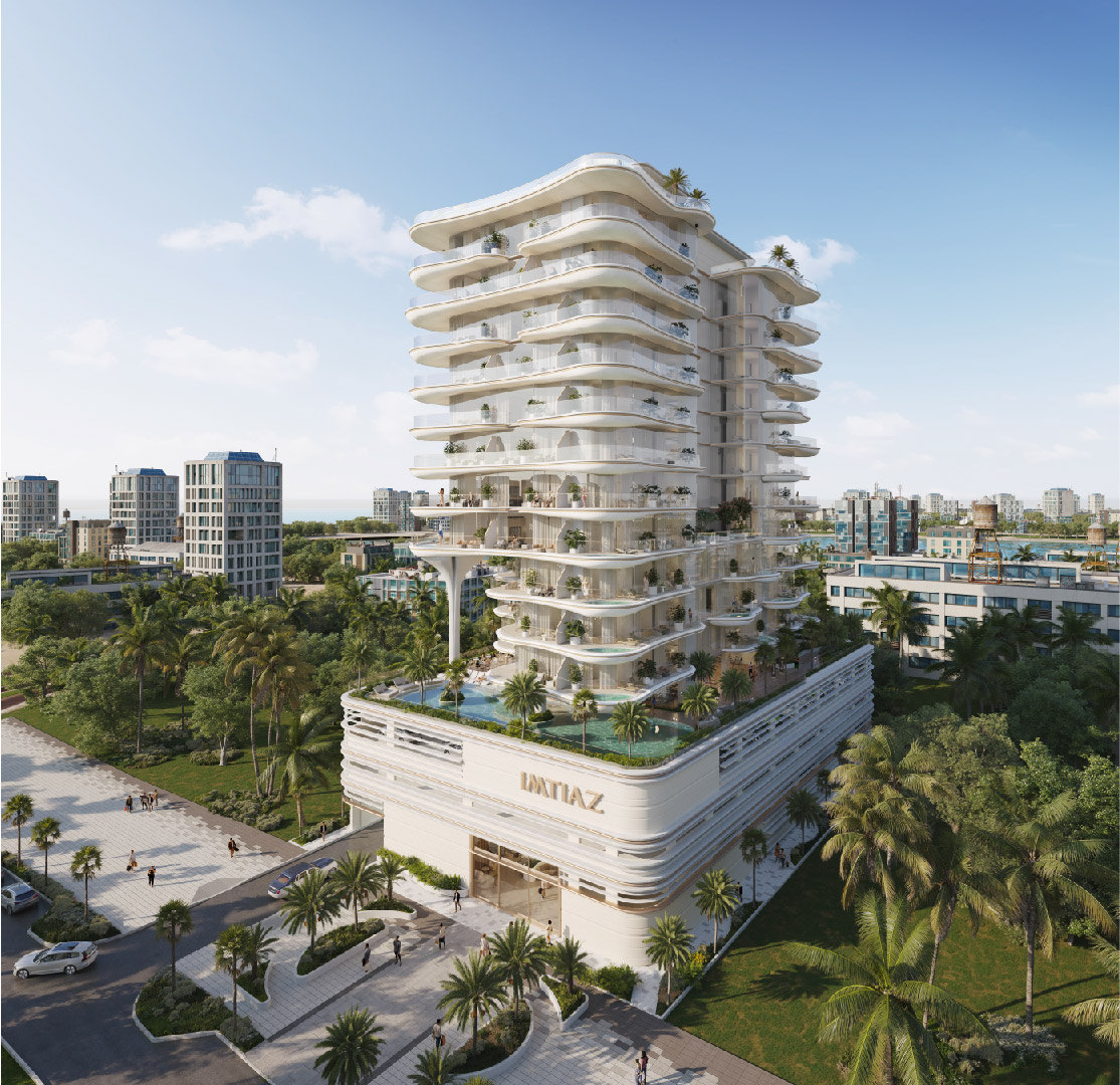 Beach Walk Residence II — главный фасад проекта