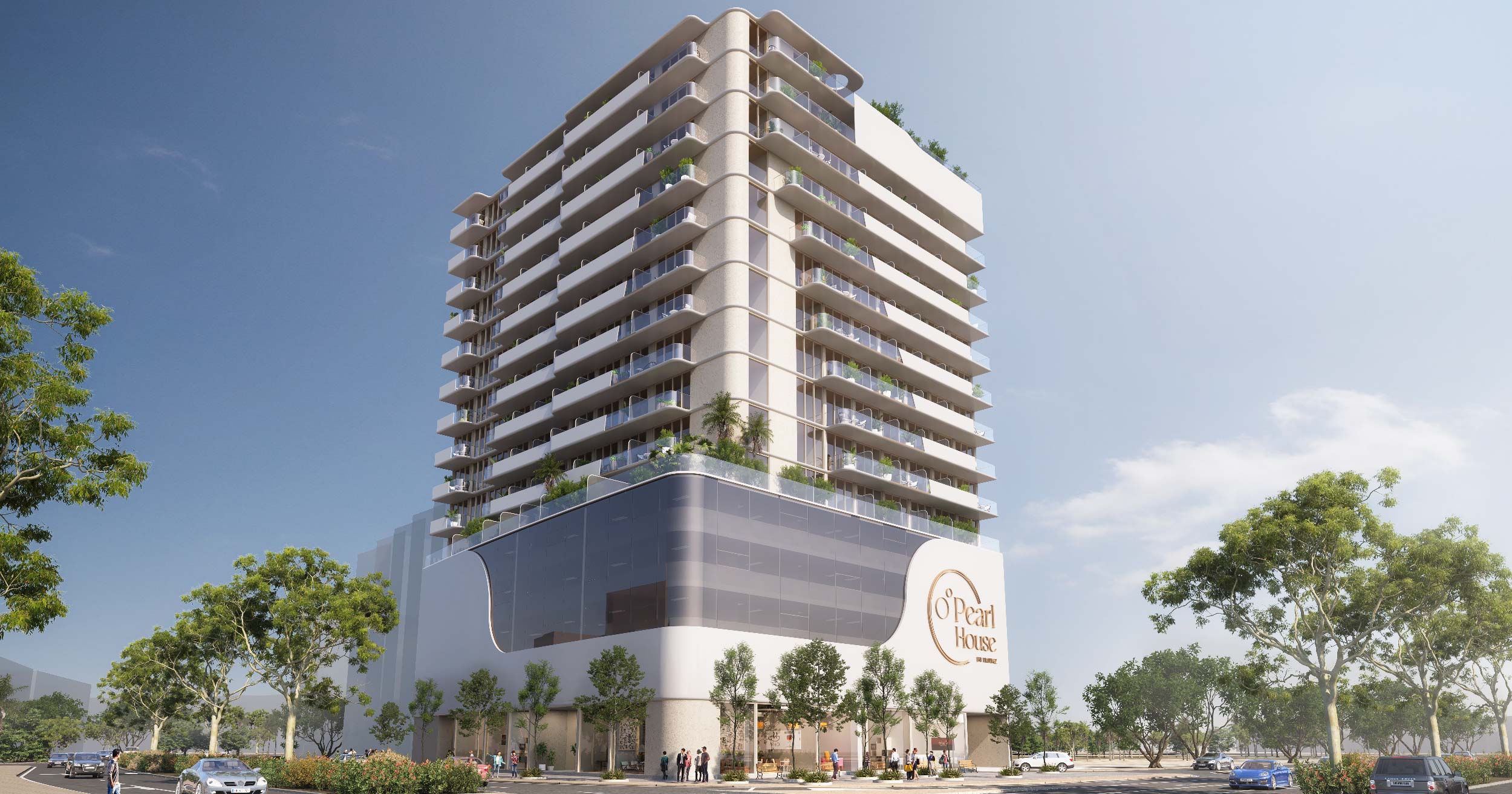 Pearl House II — главный фасад проекта